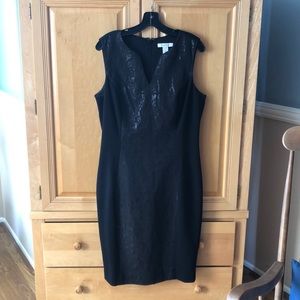 Black cocktail dress